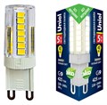 Лампа светодиодная Uniel  G9 5Вт 3000K LED-JCD-5W/3000K/G9/CL GLZ09TR картон - фото 4911550