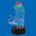 Зверь декоративный Uniel ULI-M507 RGB/3AA TIGER/BLACK UL-00008402 - фото 4913377