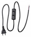Сетевой провод с выключателем Uniel UCX-C90/02A-100 BLACK UL-00007465 - фото 4913859