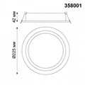 Встраиваемый светильник Novotech Stern 358001 - фото 4916978