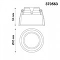 Встраиваемый светильник Novotech Cloud 370563 - фото 4917217