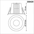 Встраиваемый светильник Novotech Lang 359429 - фото 4923611