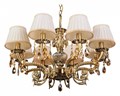 Подвесная люстра Abrasax Sylvia L.8110-8BR CRISTAL-SHADE - фото 4925050
