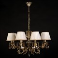 Подвесная люстра Abrasax Sylvia L.8110-8BR CRISTAL-SHADE - фото 4925051