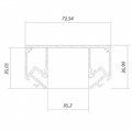Профиль-держатель встраиваемый 6063 LINE3535 STC 0213402 - фото 4926139