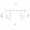 Профиль-держатель встраиваемый 6063 LINE3535 STC 0213403 - фото 4926141