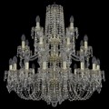 Подвесная люстра Bohemia Art Classic 11.23 11.23.16+8+4.300.3d.Gd.Dr - фото 4932805