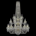Подвесная люстра Bohemia Art Classic 11.23 11.23.16+8+4.300.3d.h-128.Gd.Dr - фото 4932806