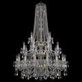 Подвесная люстра Bohemia Art Classic 11.25 11.25.16+8+4.300.3d.h-128.Gd.Sp - фото 4933033