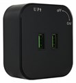 Розетка 2xUSB на треке Arte Milano Am-track-sockets 380022TS/USBx2 Black - фото 4933797