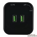 Розетка 2xUSB на треке Arte Milano Am-track-sockets 380022TS/USBx2 Black - фото 4933799 Розетка 2xUSB на треке Arte Milano Am-track-sockets 380022TS/USBx2 Black - фото 4933799
