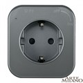 Розетка с заземлением на треке Arte Milano Am-track-sockets 380022TS/ES Grey - фото 4933819 Розетка с заземлением на треке Arte Milano Am-track-sockets 380022TS/ES Grey - фото 4933819