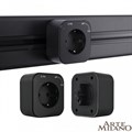 Розетка с заземлением на треке Arte Milano Am-track-sockets 380022TS/ES Black - фото 4933832 Розетка с заземлением на треке Arte Milano Am-track-sockets 380022TS/ES Black - фото 4933832