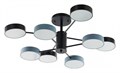 Люстра на штанге Arte Milano Ferrara 250906/8B Bk/Gr - фото 4934197