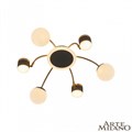 Потолочная люстра Arte Milano Ferrara-71040 272040/6 BK/GD - фото 4934345