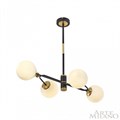 Люстра на штанге Arte Milano Neapolis-72708 272708/4 BK/GD - фото 4934382