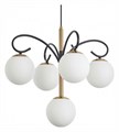 Подвесная люстра Arte Milano Neapolis-73808 273808/4+1 BK/GD - фото 4934465