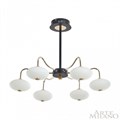 Люстра на штанге Arte Milano Neapolis-73908 273908/6 BK/GD - фото 4934488