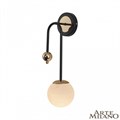 Бра Arte Milano Neapolis-73808 274307/1B BK/GD - фото 4934507