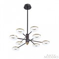 Люстра на штанге Arte Milano Ferrara-72999 276699/8 BK/GD - фото 4934550