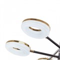 Люстра на штанге Arte Milano Ferrara-72999 276699/8 BK/GD - фото 4934557
