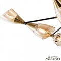 Люстра на штанге Arte Milano Neapolis-76708 276708/12 BK/GD - фото 4934566
