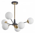Люстра на штанге Arte Milano Neapolis-79808 279808/6 BK/GD - фото 4934640