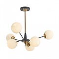 Люстра на штанге Arte Milano Neapolis-79808 279808/6 BK/GD - фото 4934642