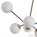 Люстра на штанге Arte Milano Neapolis-79808 279808/6 BK/GD - фото 4934649