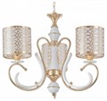 Подвесная люстра Arte Milano Florentia-1237 301237/3 Wh/Gd - фото 4934689