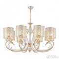 Подвесная люстра Arte Milano Florentia-1237 301237/8 Wh/Gd - фото 4934713