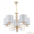 Подвесная люстра Arte Milano Florentia-2097 302097/5 Wh/Gd - фото 4934770