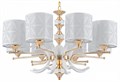 Подвесная люстра Arte Milano Florentia-2097 302097/8 Wh/Gd - фото 4934789