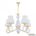 Подвесная люстра Arte Milano Florentia-2387 302387/5 Wh/Gd - фото 4934820