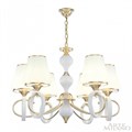 Подвесная люстра Arte Milano Florentia-2387 302387/6 Wh/Gd - фото 4934832