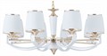 Подвесная люстра Arte Milano Florentia-2457 302457/8 Wh/Gd - фото 4934855