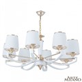 Подвесная люстра Arte Milano Florentia-2457 302457/8 Wh/Gd - фото 4934856