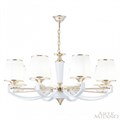 Подвесная люстра Arte Milano Florentia-2457 302457/8 Wh/Gd - фото 4934857