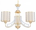 Подвесная люстра Arte Milano Florentia-3387 303387/3 Wh/Gd - фото 4934918