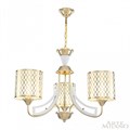 Подвесная люстра Arte Milano Florentia-3387 303387/3 Wh/Gd - фото 4934921
