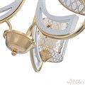 Подвесная люстра Arte Milano Florentia-3387 303387/3 Wh/Gd - фото 4934922
