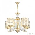 Подвесная люстра Arte Milano Florentia-3387 303387/5 Wh/Gd - фото 4934931