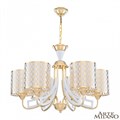 Подвесная люстра Arte Milano Florentia-3387 303387/6 Wh/Gd - фото 4934939