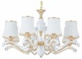 Подвесная люстра Arte Milano Florentia-3987 303987/8 Wh/Gd - фото 4934963