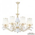 Подвесная люстра Arte Milano Florentia-3987 303987/8 Wh/Gd - фото 4934964