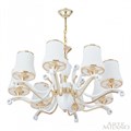Подвесная люстра Arte Milano Florentia-3987 303987/8 Wh/Gd - фото 4934965