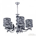 Подвесная люстра Arte Milano Florentia-4957 304957/5 Bk/Ni - фото 4934997