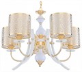Подвесная люстра Arte Milano Florentia-6067 306067/5 Wh/Gd - фото 4935043