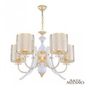 Подвесная люстра Arte Milano Florentia-6067 306067/5 Wh/Gd - фото 4935044