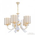 Подвесная люстра Arte Milano Florentia-6067 306067/5 Wh/Gd - фото 4935045